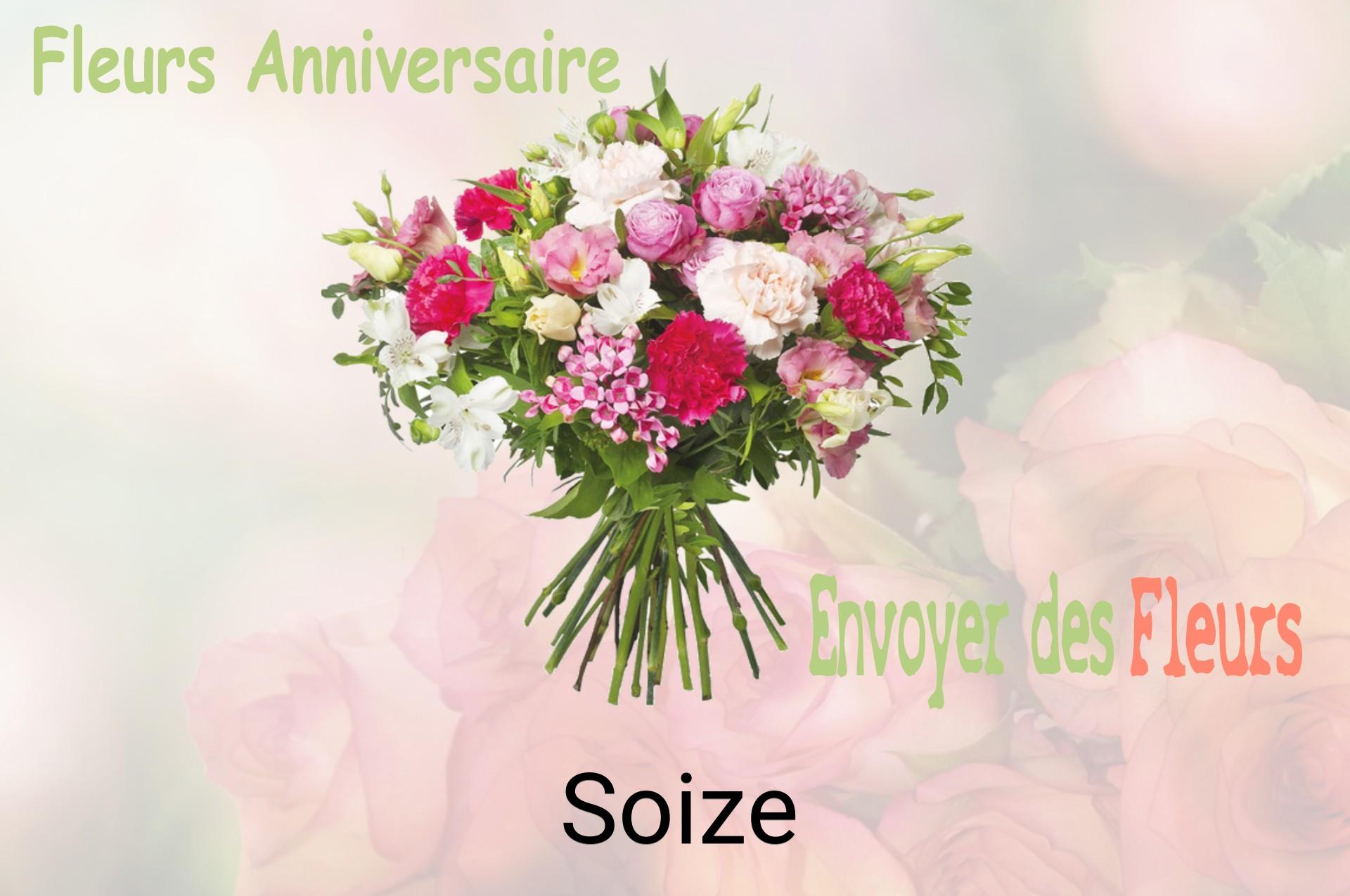 Bouquet de fleurs d’anniversaire livré à Soize